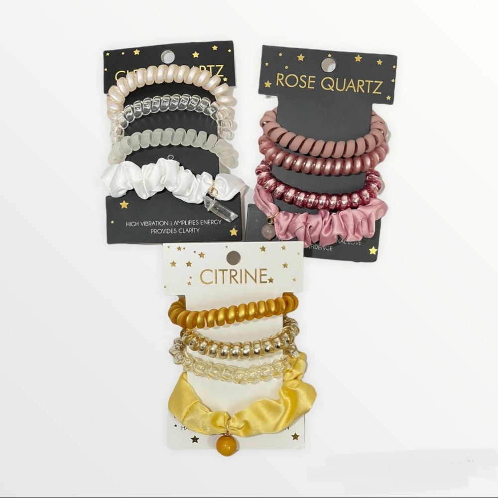3 Pack of 4 Hair Tie Coils